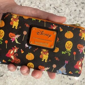 NWOT!! Loungefly Disney Winnie the Pooh Halloween Flap Wallet